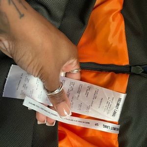 Helmut Lang Bomber Skirt - Mini Skirt with bomber jacket detailing.